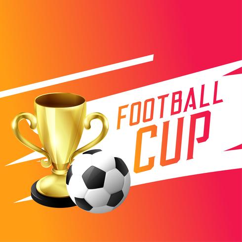 soccer football winning trophy cup background