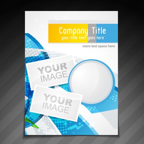 company brochure design vector