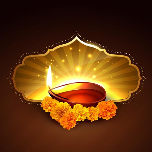 diwali festival design vector