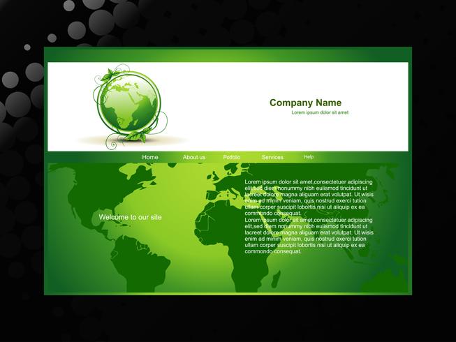 vector ecofriendly website