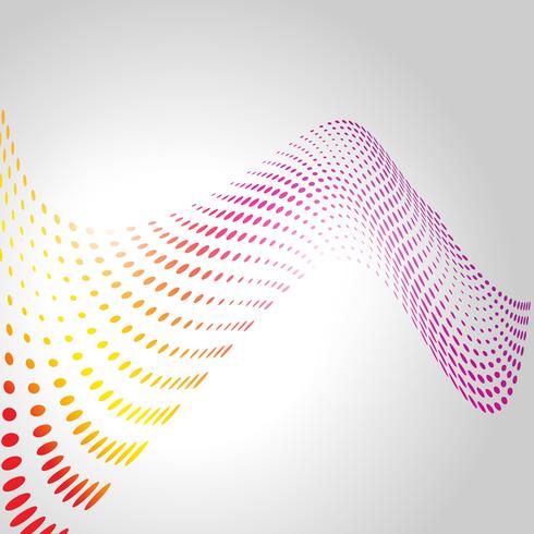 wave style design vector