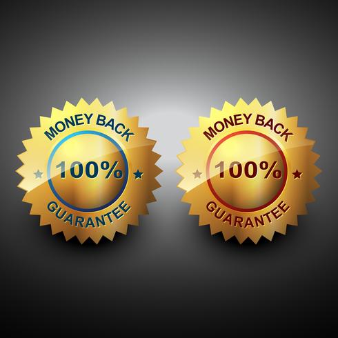 money back guarantee vector