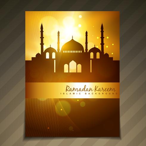 hermosa plantilla de festival de ramadan vector