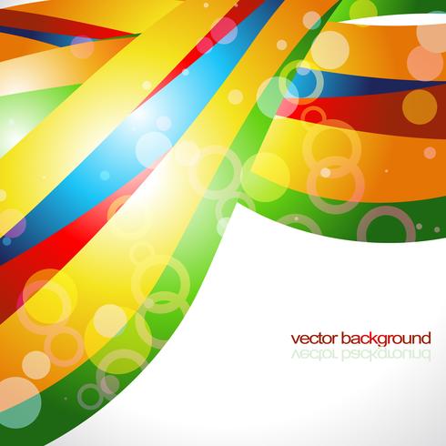 stylish wave background design vector