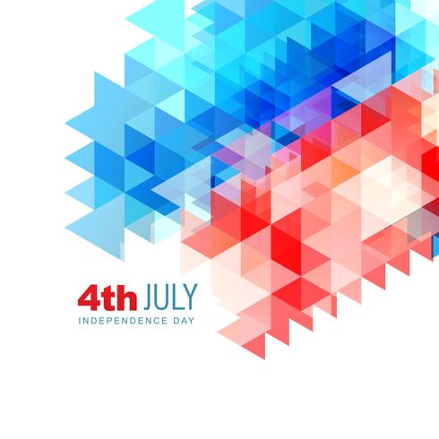 abstract 4th of july design vector
