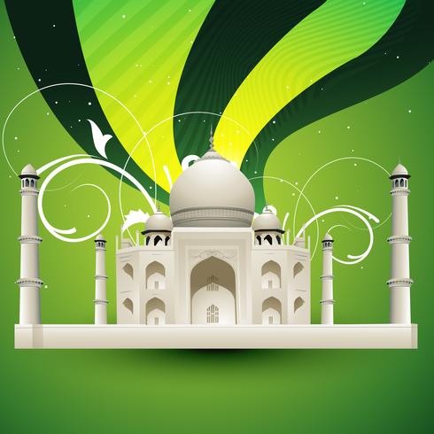 taj mahal vector