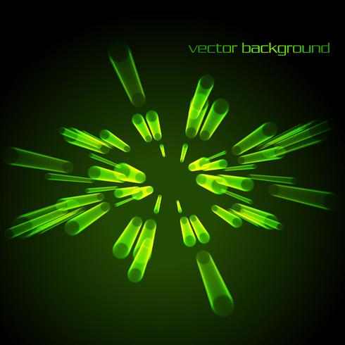 Abstract circles blending with earchother vector