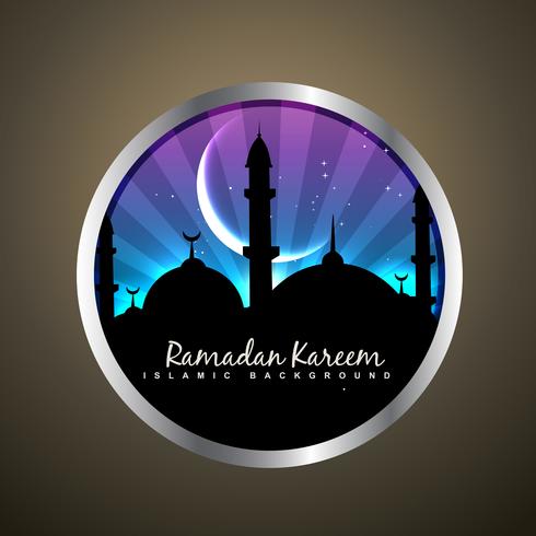 islamic label vector