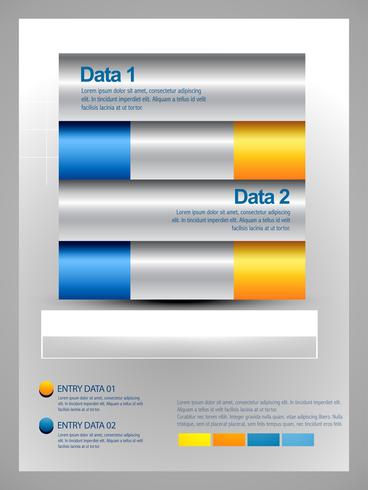 diseño de infografía creativa plantilla vector