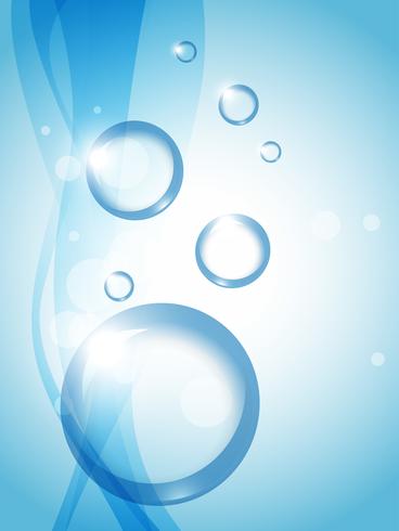 bubble background vector