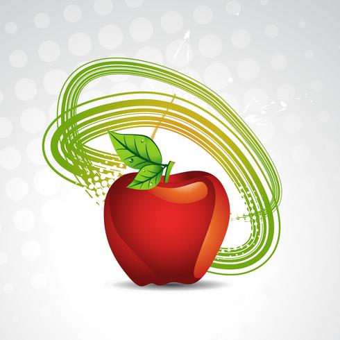 vector de fondo de manzana