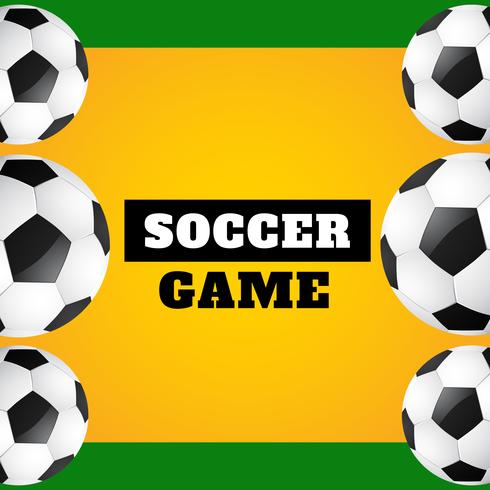 vector soccer game