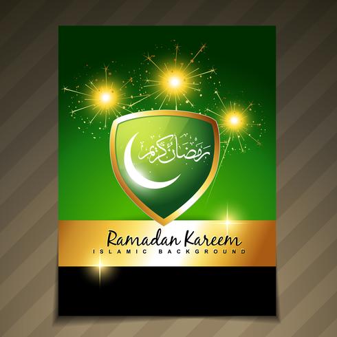 beautiful ramadan festival template vector