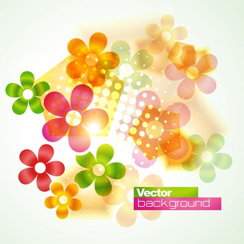 colorful flower vector