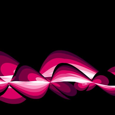 vector pink wave