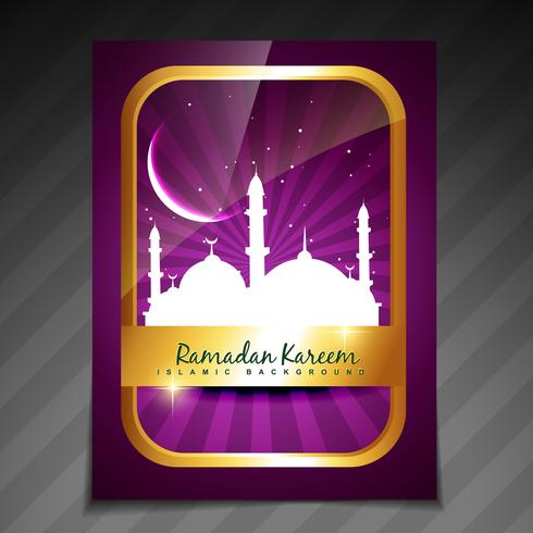 islamic festival background vector