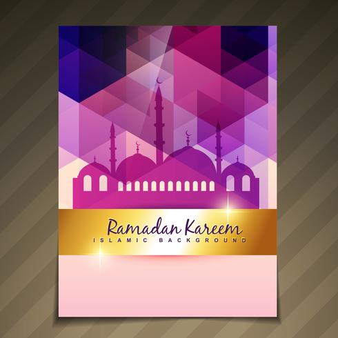 islamic festival background vector