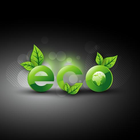 eco background vector