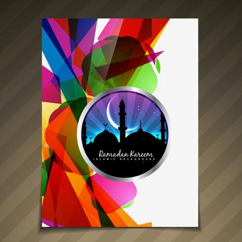 eid festival template vector