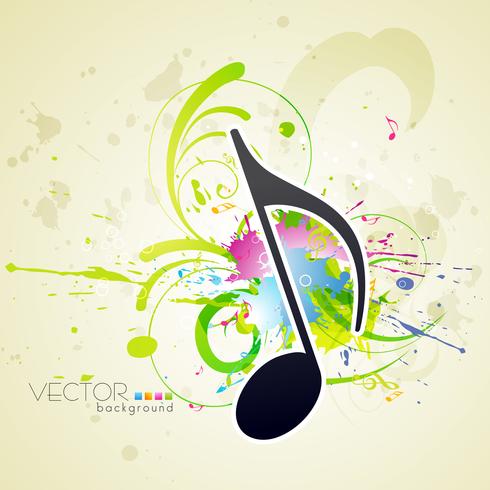 Fondo de estilo musical vector