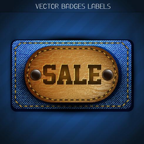 sale label vector