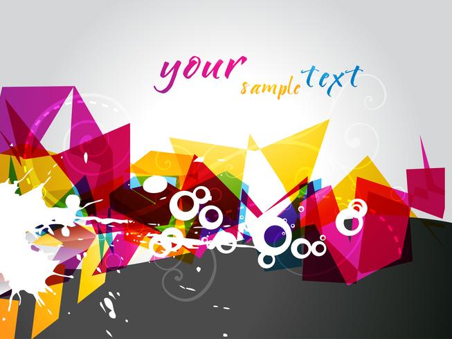 abstract art design vector