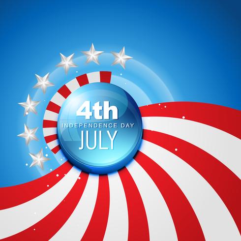 4th of july independence day vector