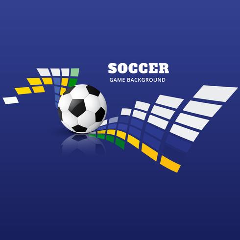 abstract soccer game vector