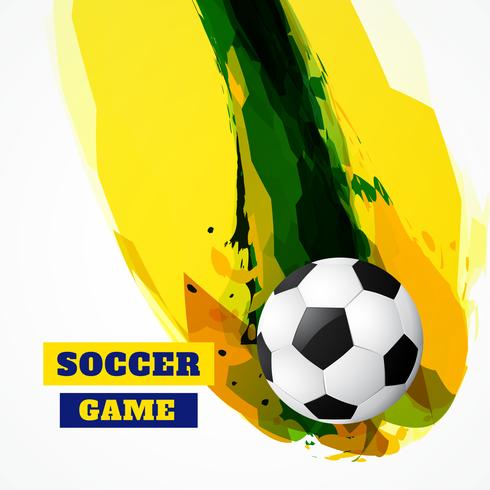 abstract soccer game vector