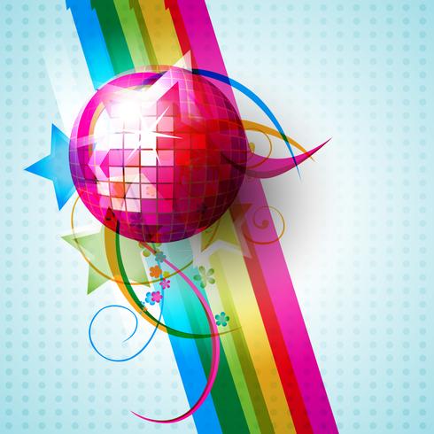 vector disco ball
