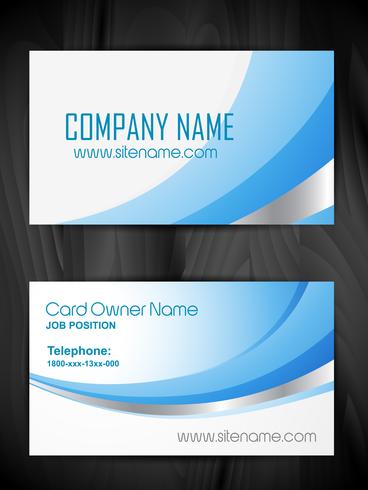 creative business card template design vector