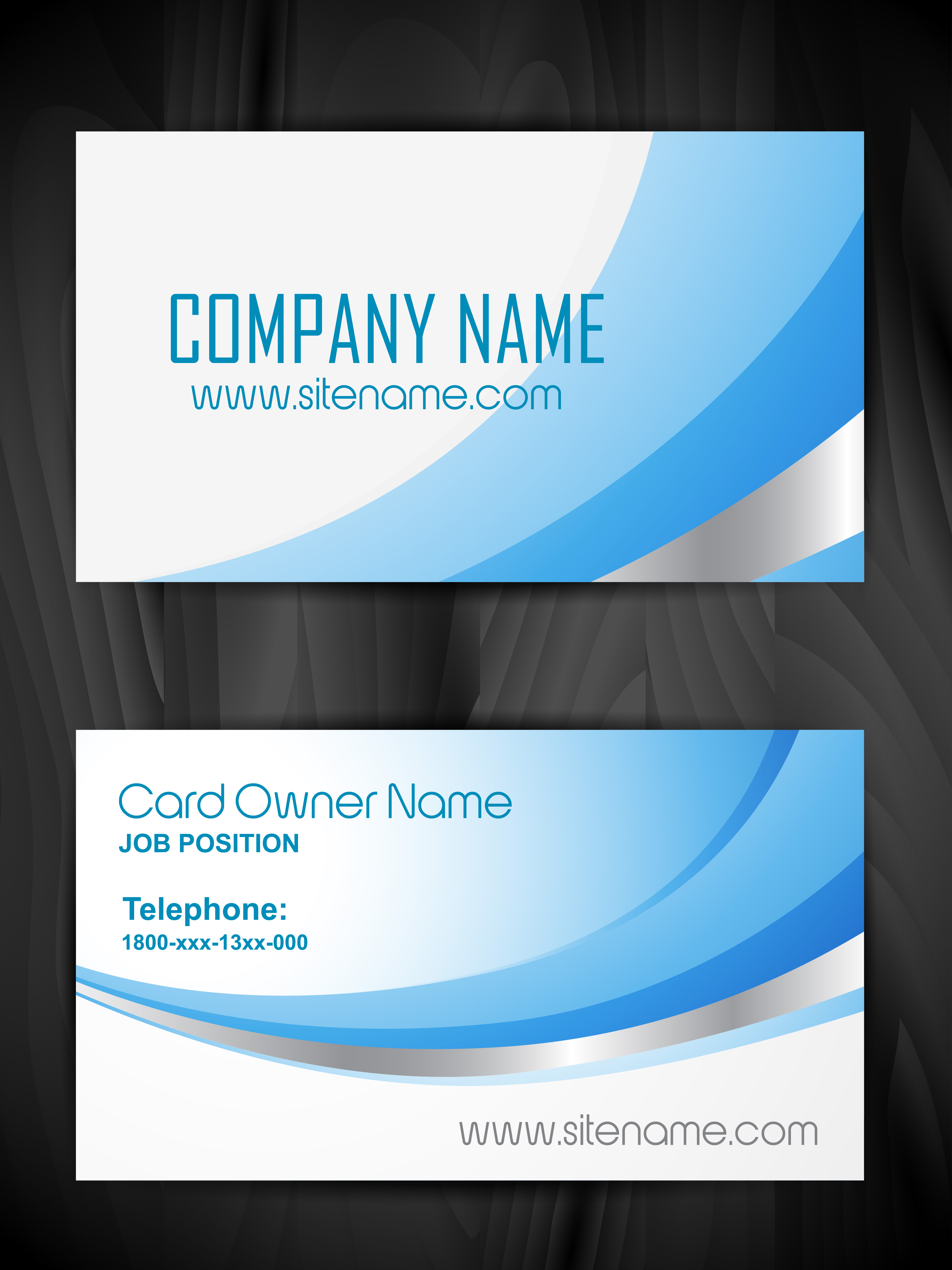 Name Card Design Vector Art, Icons, and Graphics for Free Download