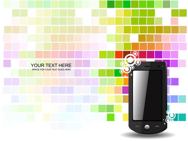 abstract phone vector