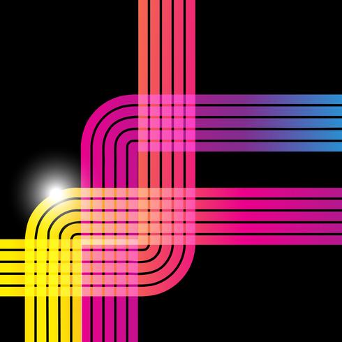 colorful lines vector