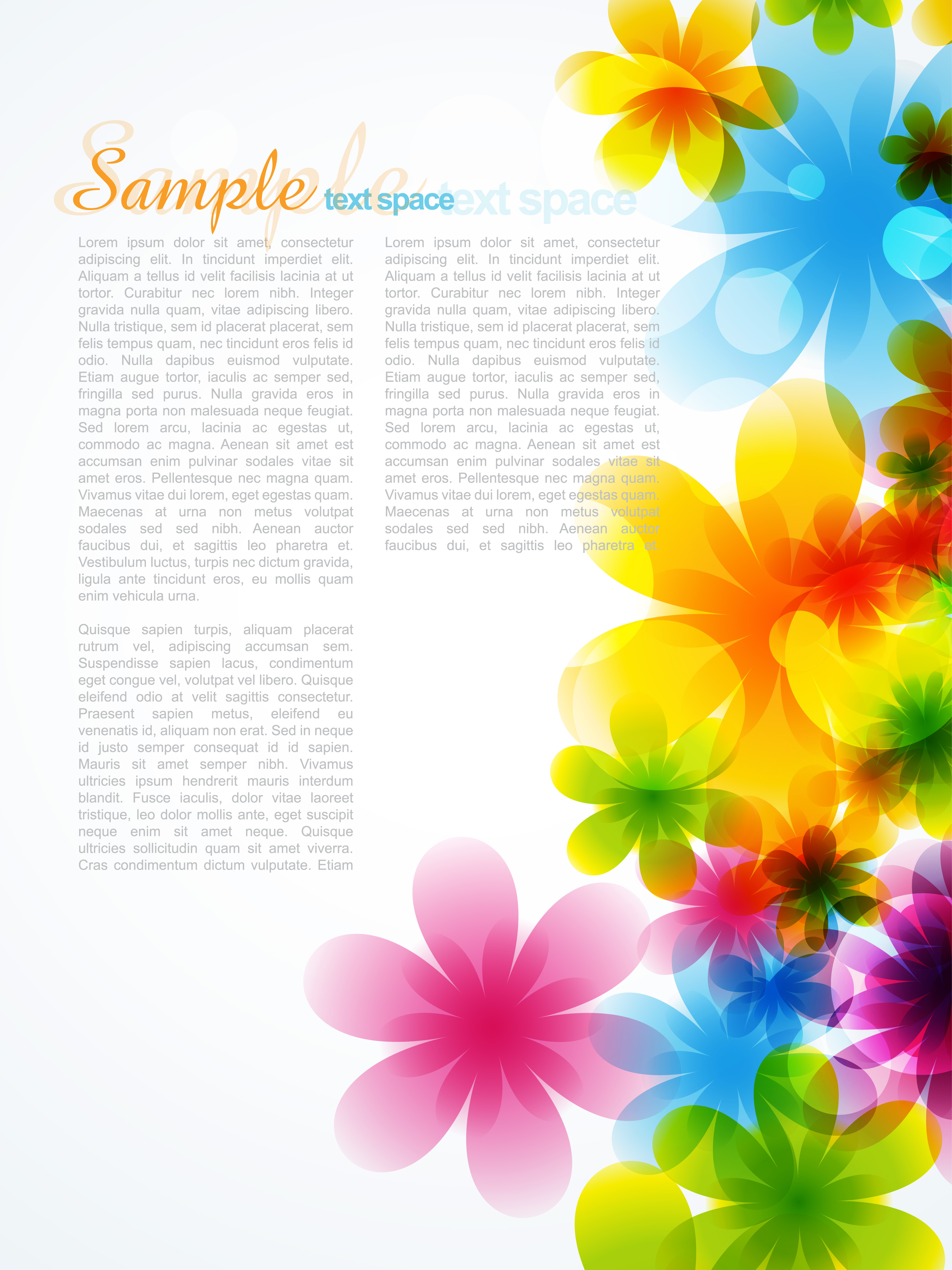 Download beautiful flower background 220261 Vector Art at Vecteezy