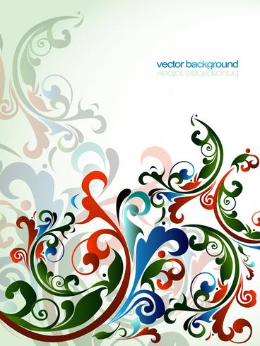 stylish decorative floral vector