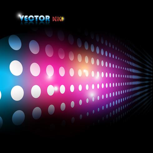 Colorful lights background vector