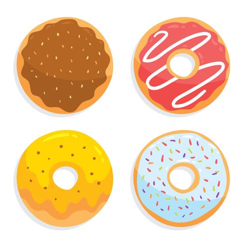 Delicious Donuts Vector