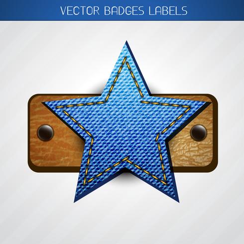 star label design  vector