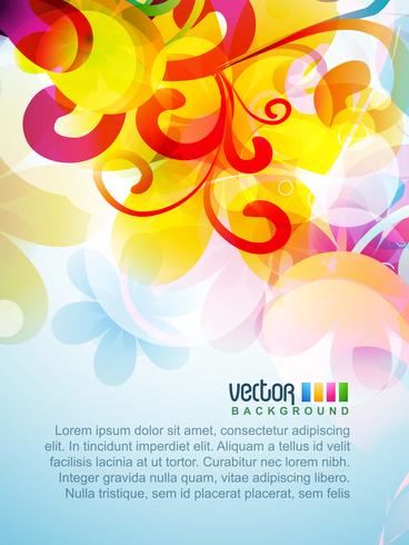 fondo colorido vector