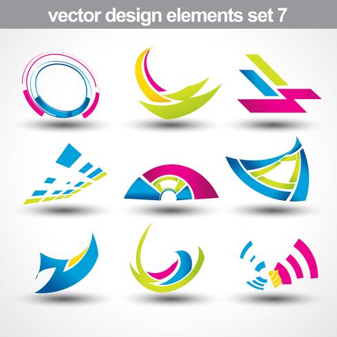 abstract shape vector