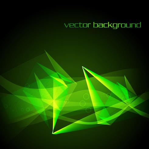 ilustración vectorial de fondo abstracto verde vector