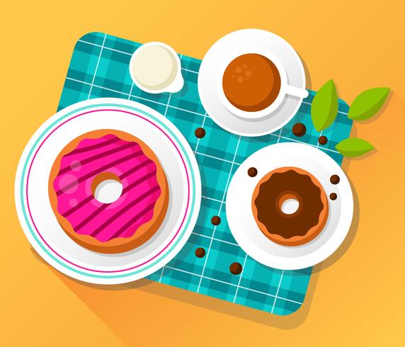 Ilustración de Vector de Donuts