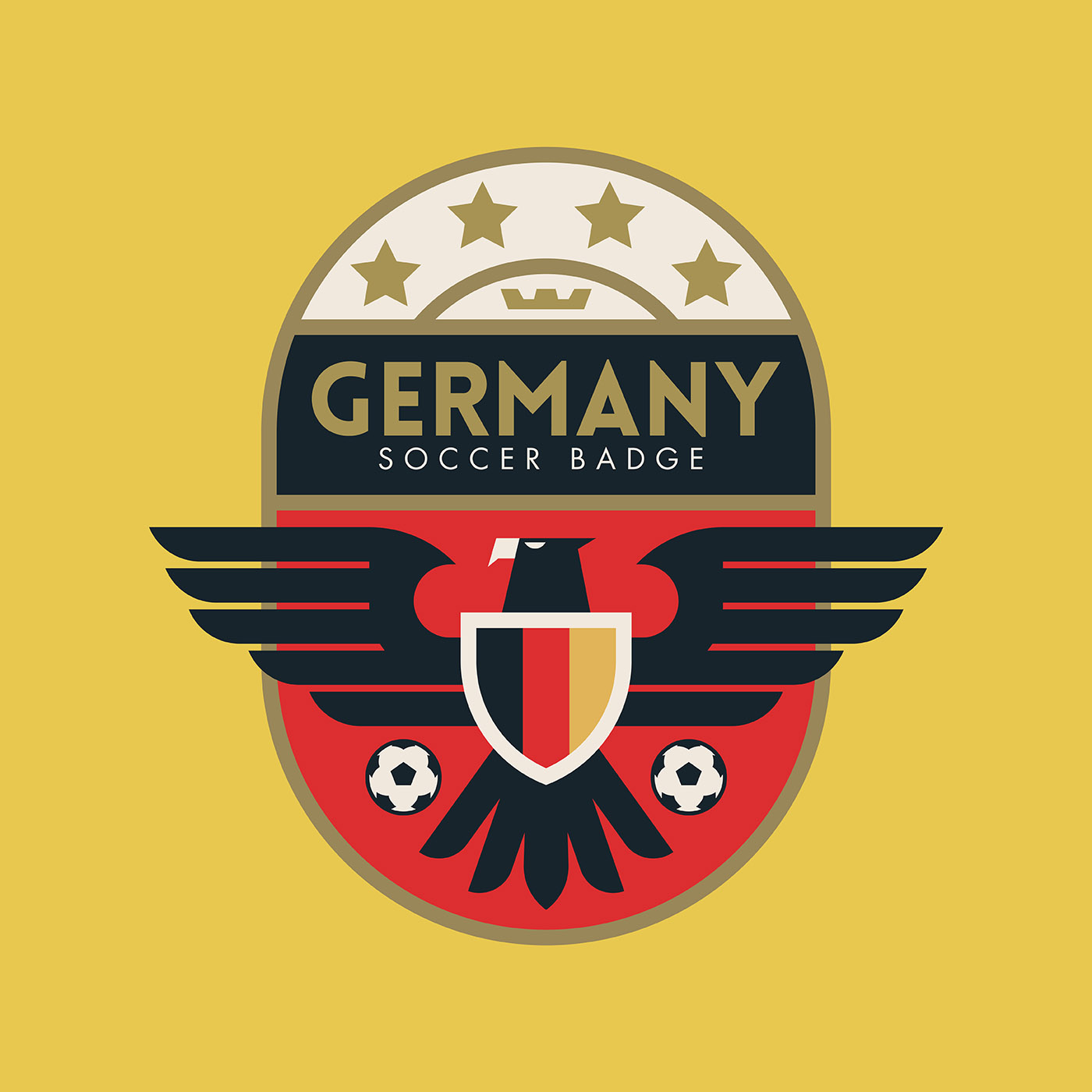 Germany World Cup Soccer Badges 220553 Vector Art at Vecteezy