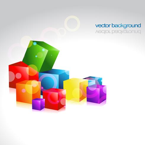multicolor vector box design artwork