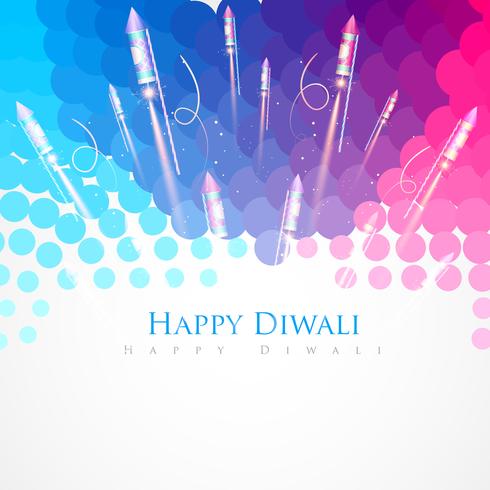 abstract diwali background vector