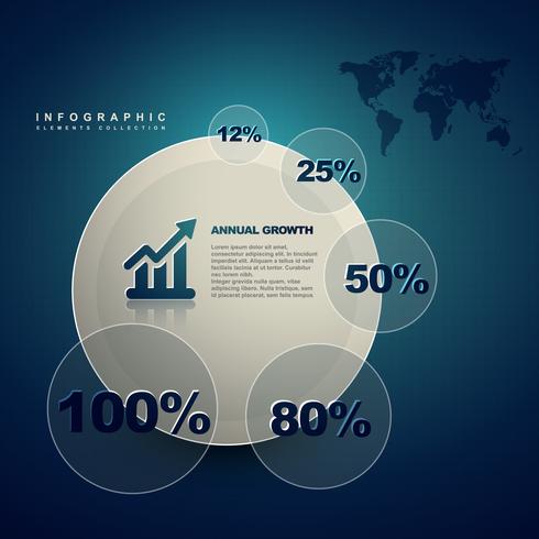 conjunto de infografías vector