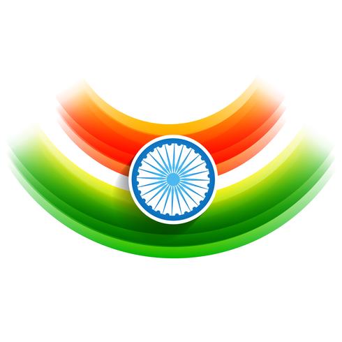 Fondo de bandera India vector