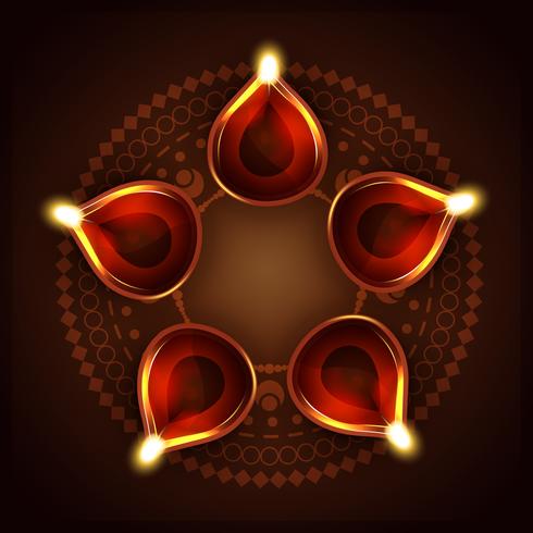 fondo de diwali vector