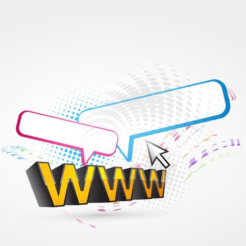 www text vector